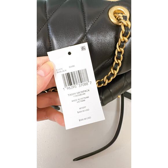 Coach CU076 Tabby Backpack With Pillow Quilting - Picture 8 of 8